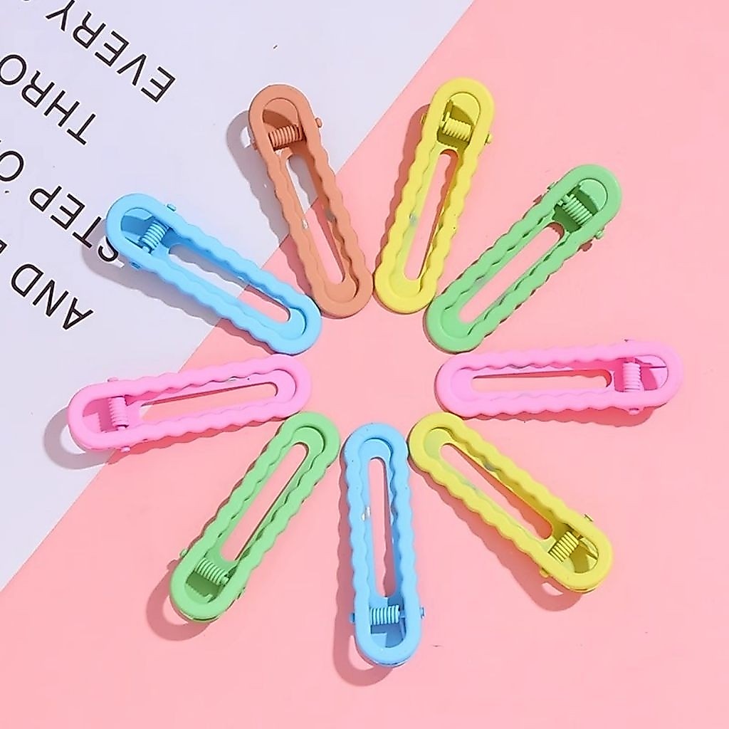 กิ๊บติดผมรูปตัว U ยาว 6 ซม. กิ๊บติดผมแฟชั่นคละสีซ้ำสี