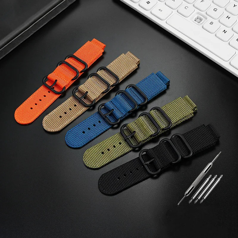 สําหรับ Casio G Shock GBA-800-1A GBA-800-7A GBA-800-9A GBA-800-DG GA-800 GBD-800 GA110 16 มม.ไนลอนสา