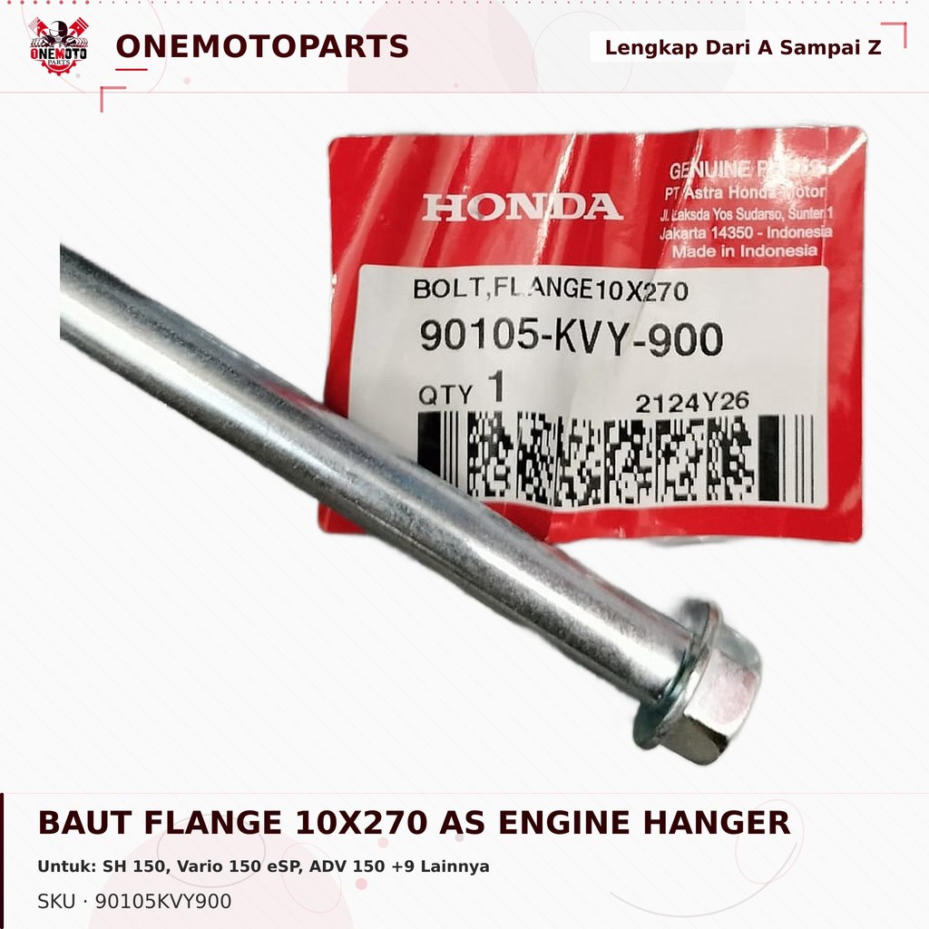 FLANGE BOLT 10X270 ตัวแขวนเครื่องยนต์ PCX 150 2014-2021 90105-KVY-900 AHM