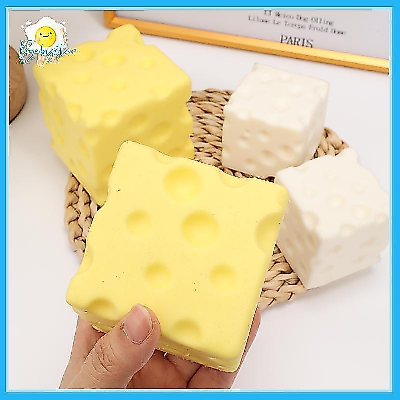[Inthehot-t] Squishy คลายเครียด Cheese Dpression Soft Butter Soft Relief Squeeze Ball จําลอง Soft Chocolate Relief Ball เครื่องประดับ [ใหม่]
