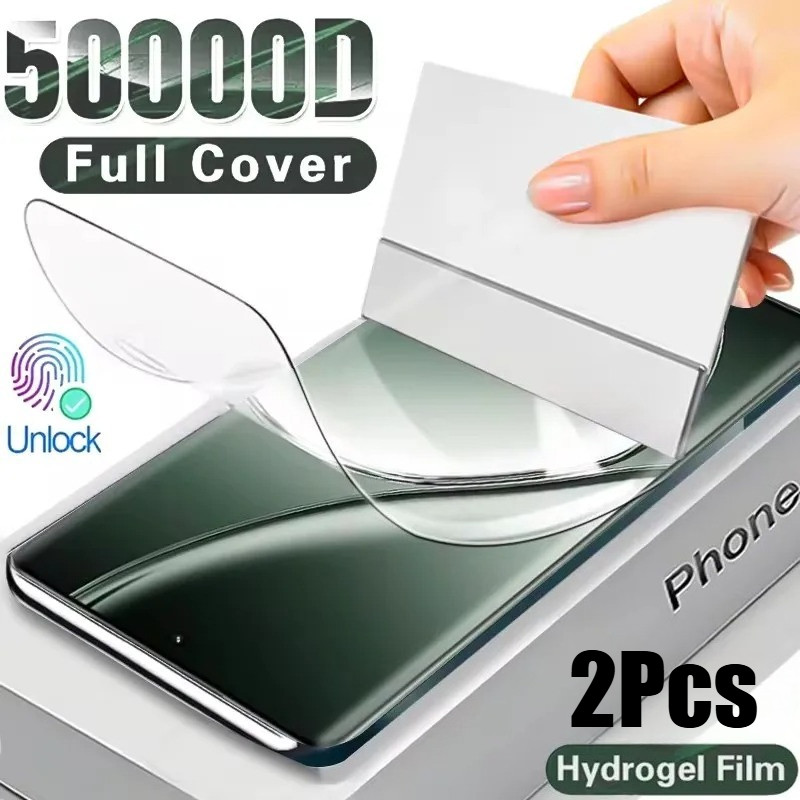 2 ชิ้น Frosted Hydrogel ฟิล์มสําหรับ Realme C73 C75 C75x C83 C85 C100 C100i C100x Q Q2 Q2i Q3 Q5 Pro