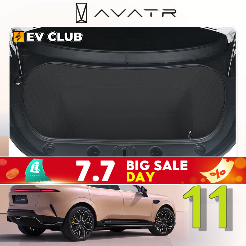 2024/2025 CHANGAN AVATR 11 SUV/EV ด้านหน้า Trunk Storage แผ่นป้องกันหนัง Enclosed เท้า Pad Trunk Pad พิเศษดัดแปลงอุปกรณ์เสริม