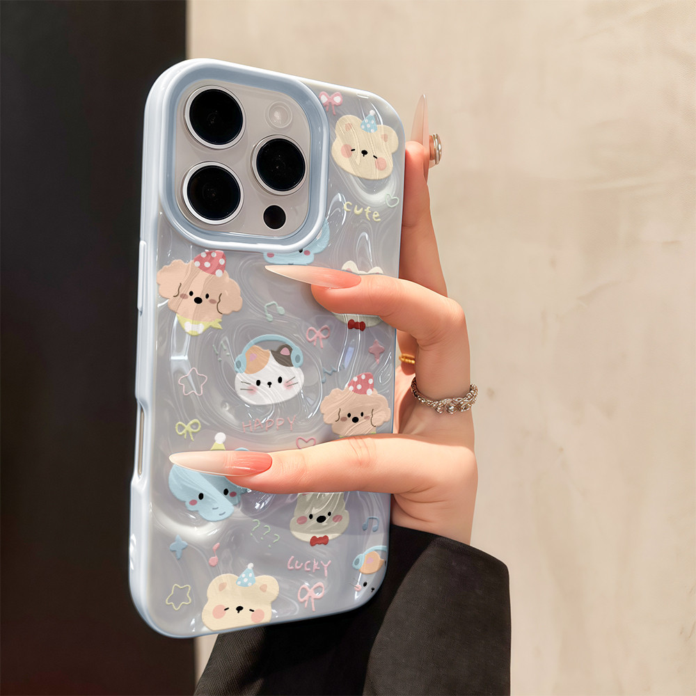 จัดส่งในพื้นที่ เคสเหมือนอุกกาบาต มีสีสัน น่ารัก For IPhone16 15 14 13 12 11 6 7 8 plus Pro Promax X XR XSMAX  YSW75 - รูปที่ 3