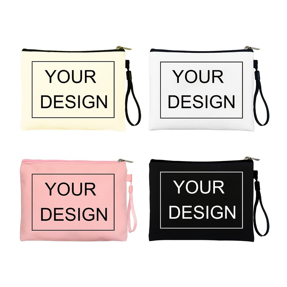 Mini/Canvas Bag Picture/Coach Bag Teacher Wash Bag/Text ส่วนบุคคลเครื่องสําอางของขวัญวันเกิดที่กําหน