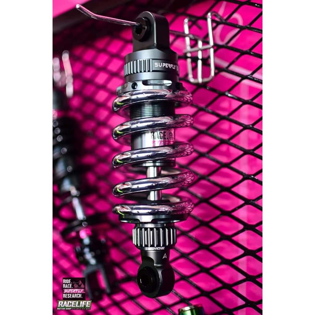 SuperFly Monoshock Project AR (CHROME) Super Shock Y15 Y16 LC135 (203MM)