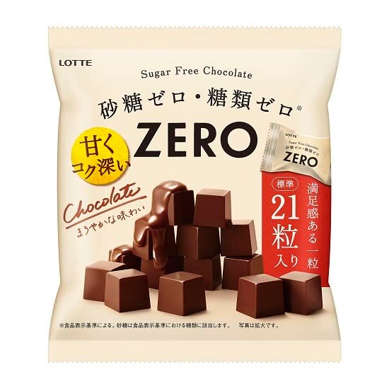 Lotte Zero Chocolate ag 84G โดยตรงจากญี่ปุ่น