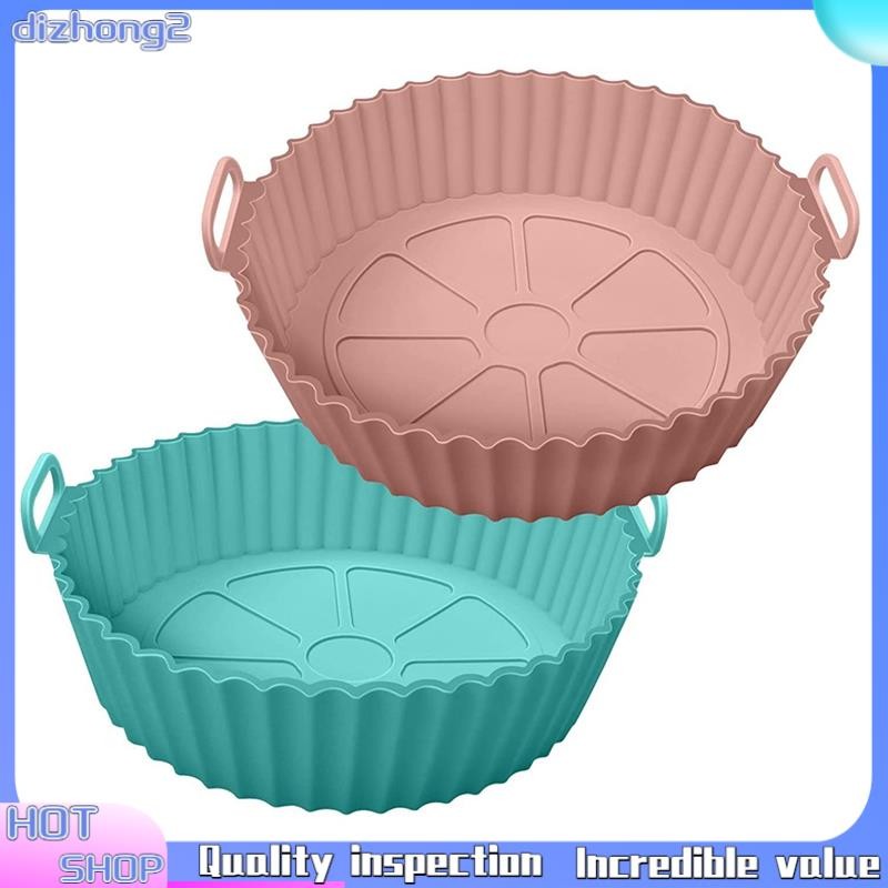 [dizhong2]Air Fryer Silicone Liners Round Air Fryer Basket Accessories, เหมาะกับ 3QT - 5QT Air Fryer
