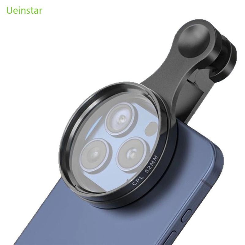 ตัวกรองการถ่ายภาพสมาร์ทโฟน Uein กระจกออปติคอลและตัวกรอง CPL กรอบอลูมิเนียม