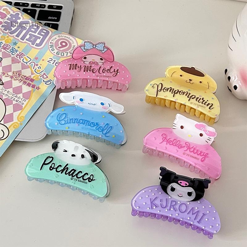 กิ๊บรัดผมสัตว์เล็กอนิเมะ Sanrio แบบอะคริลิคน่ารักสำหรับผู้หญิง