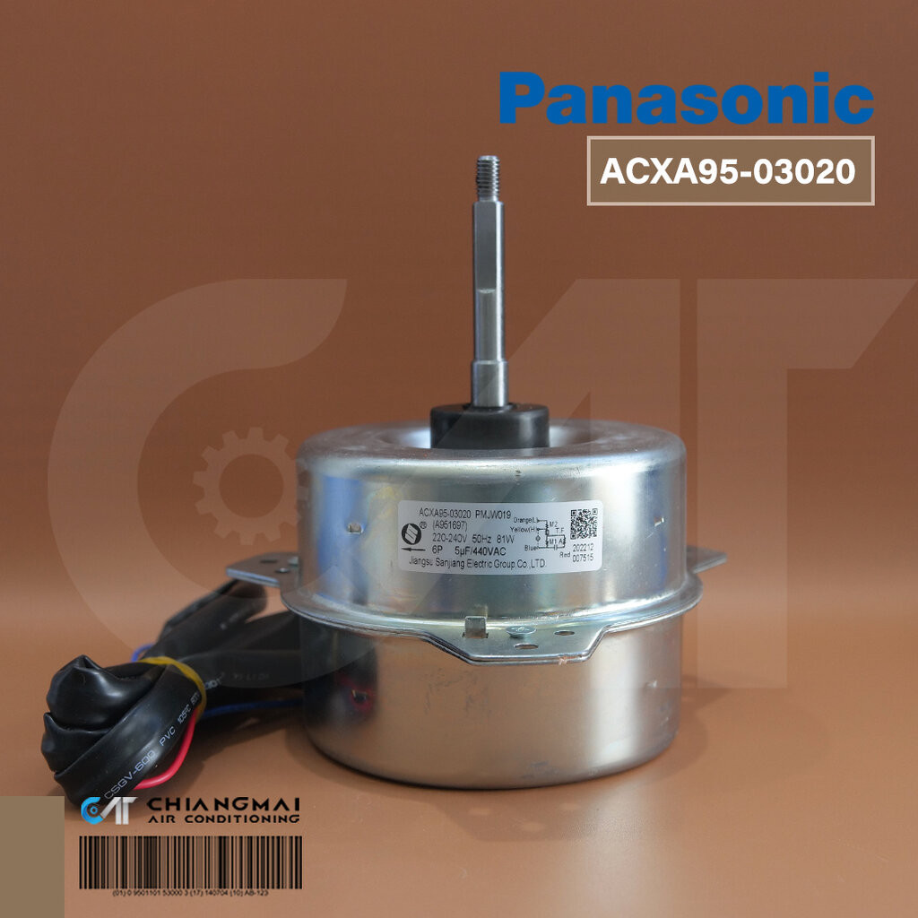 ACXA95-03020 มอเตอร์แอร์ Panasonic มอเตอร์แอร์พานาโซนิค มอเตอร์คอยล์ร้อน CU-C24JKT, CU-PC24DKT (PMJW