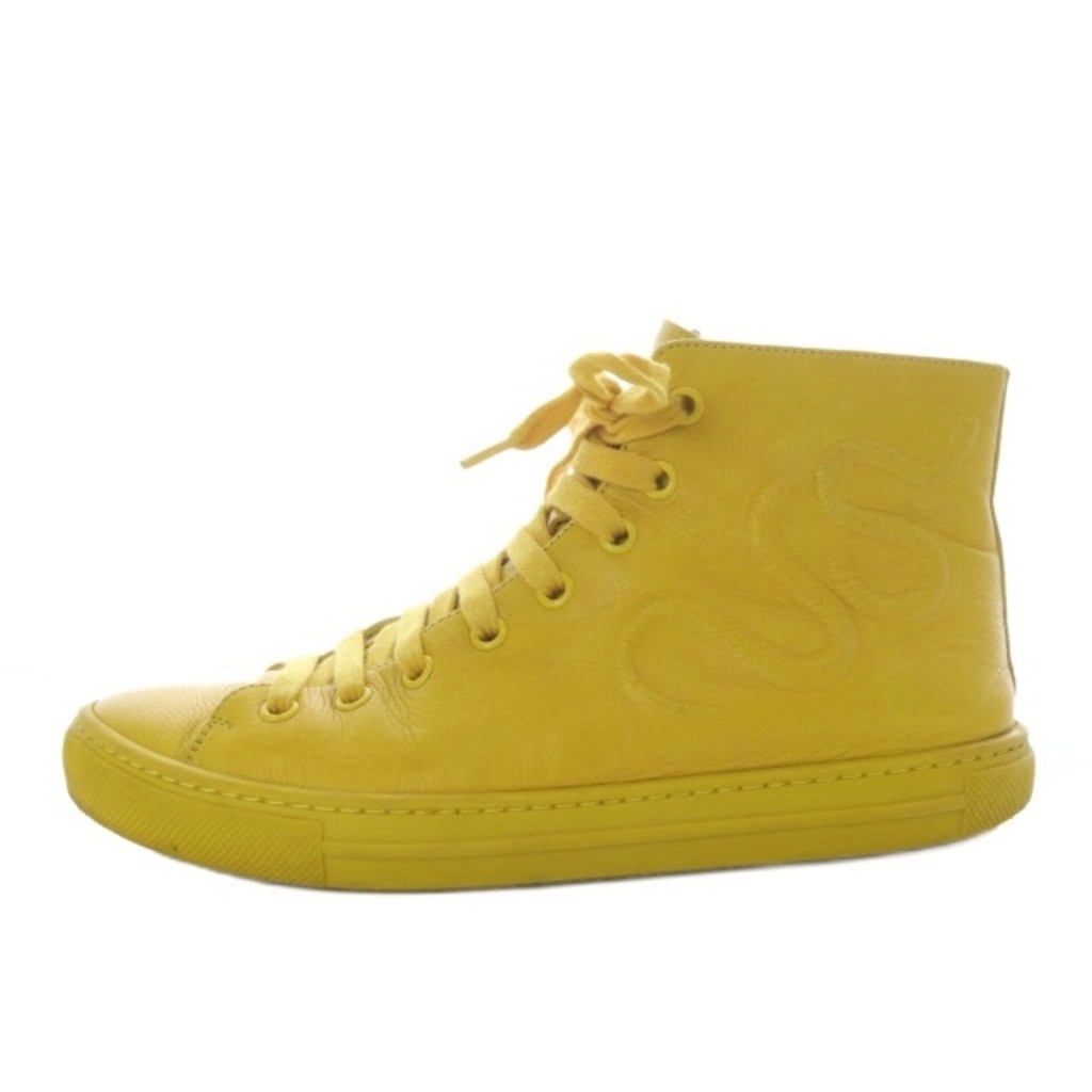 Gucci Sneakers yellow leather Direct from Japan Secondhand