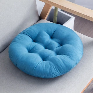COD เบาะรองนั่ง เบาะ เบาะรองเก้าอี้ เบาะรองนั่งทรงกลม เสื่อ 40*40cm หนานุ่มนั่งสบาย ใช้พิงหลังได้