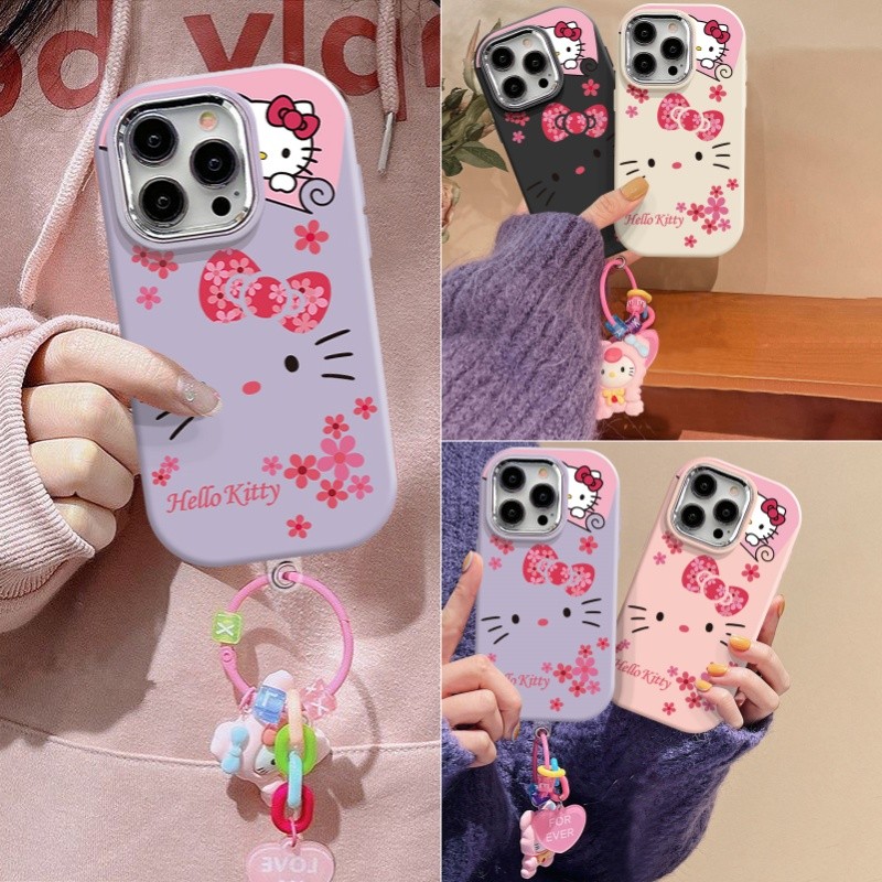 ดอกไม้ hollow KT cat สําหรับ Samsung A02 A03 A04E A03S A02S A04 A05 A05S A10 A10S M01S A11 A12 M12 F