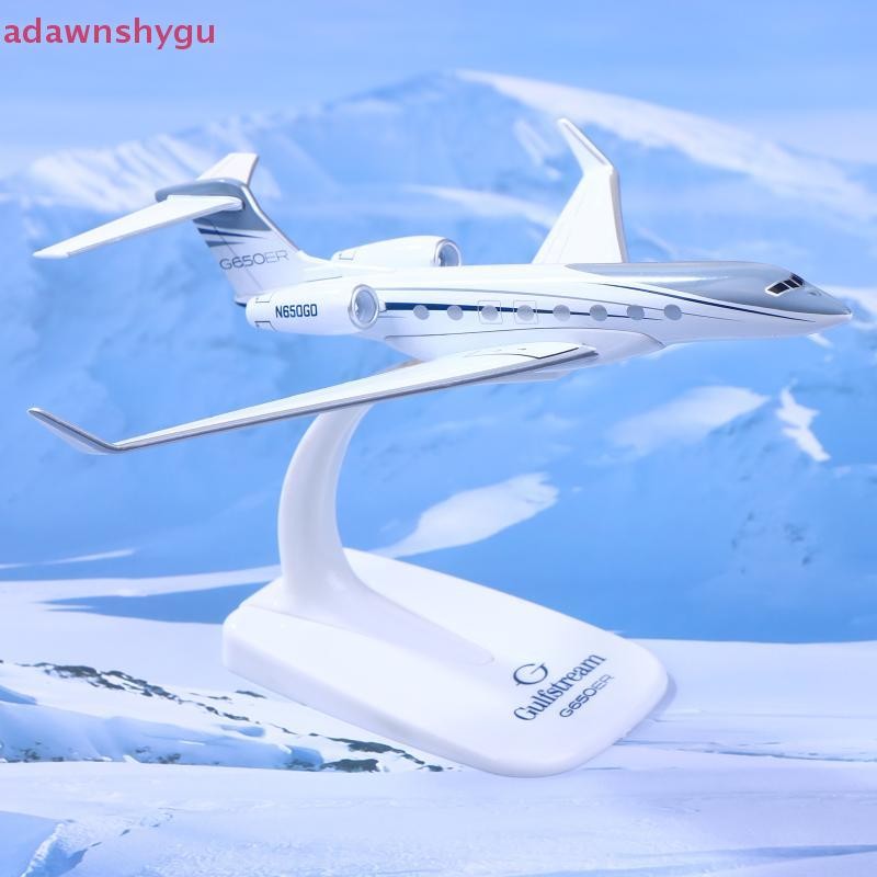 Adagu 1PCS Gulfstream G650 เครื่องบิน Diecast 1/200 Scale เครื่องบินรุ่นเครื่องบิน G650ER เครื่องบิน