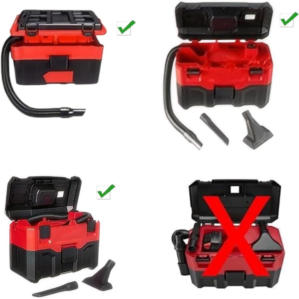 14-37-0105 ท่อสูญญากาศใช้งานร่วมกับ Milwau-kee M-18 สูญญากาศ 0970-20 0880-20 0780 สําหรับ 8V เปียก/แ