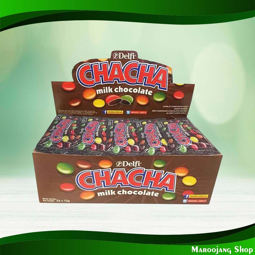 ช็อกโกแลตชาช่า เดลฟี่ 13 กรัม x 12 ชิ้น Chocolate Cha Cha Delphi