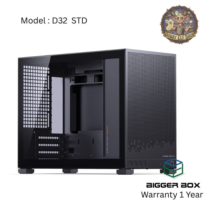 Jonsbo D32 (STD/PRO) M-ATX Case Computer มาพร้อมพัดลม 3 ตัว