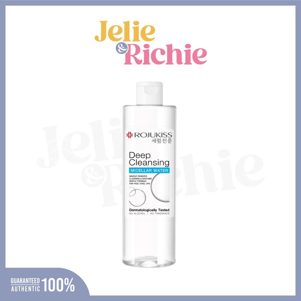 [Jelie] Rojukiss Deep Cleansing Micellar Water 400ml โรจูคิส ดีพ คลียซิ่ง ไมเซล่า วอเตอร์ 400ml