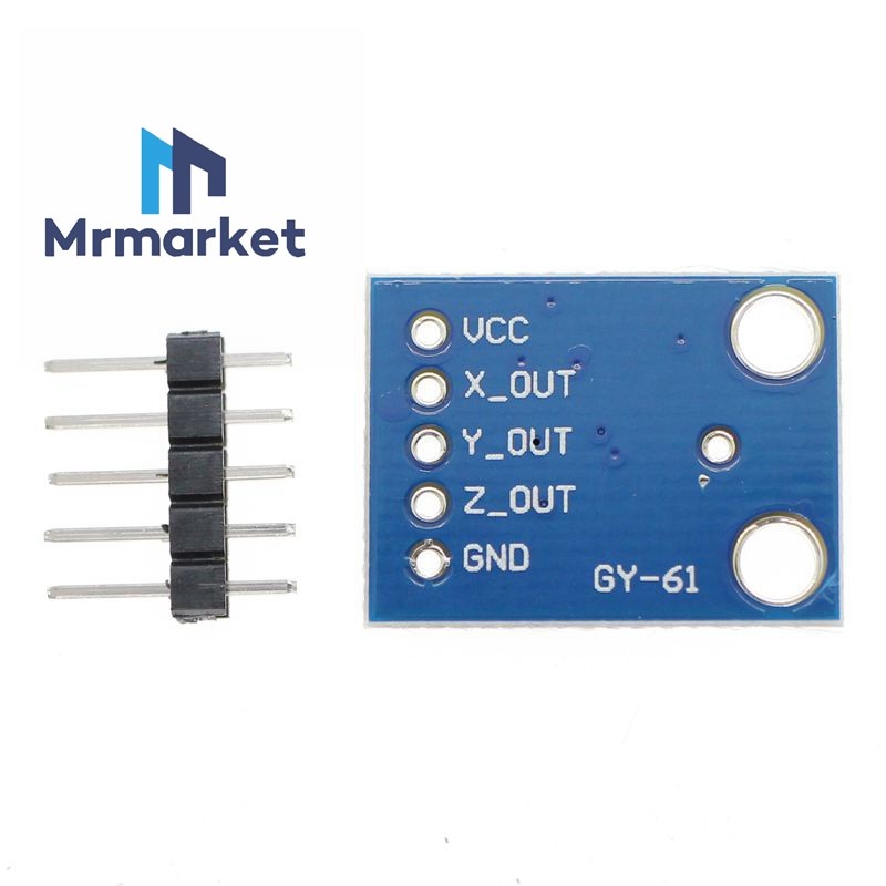 GY-61 ADXL335 โมดูลเร่งแรงโน้มถ่วงสามแกนเซ็นเซอร์มุมโมดูลมุมเอียง