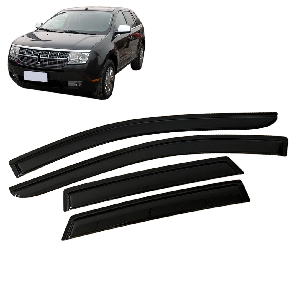 Visor หน้าต่างสําหรับ Lincoln MKX 2007 2008 2009 2010 2011 2012 2013 2014 2015 Weathershied ประตู Vi