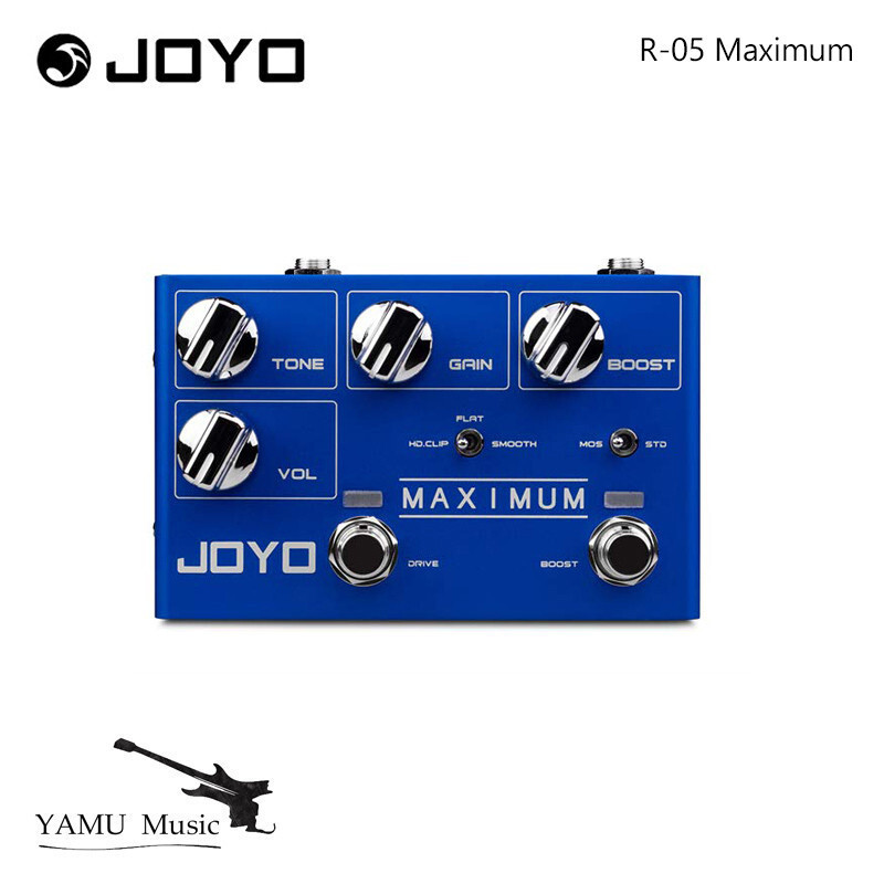 JOYO R05 เอฟเฟกต์กีตาร์ Overdrive สูงสุดเหยียบ R 05 สูงสุด