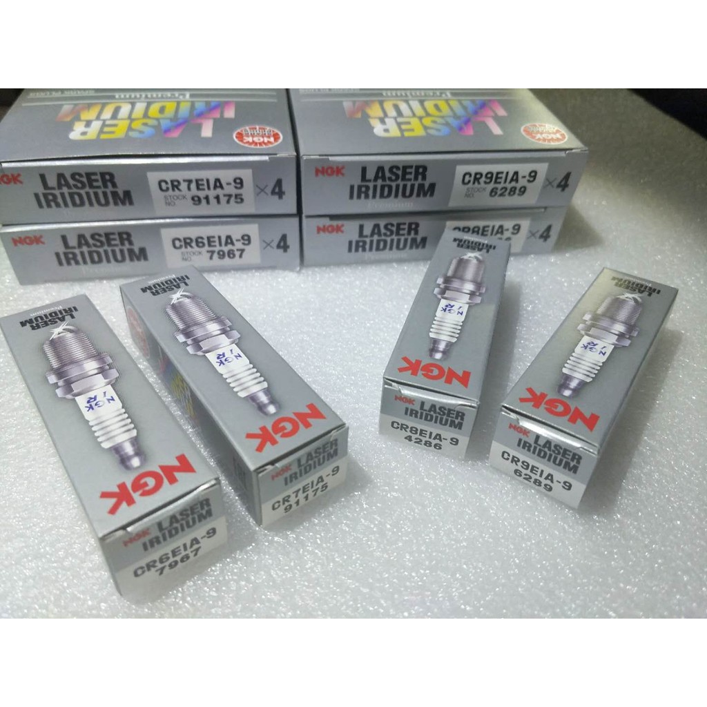 รุ่นอัพเกรดญี่ปุ่น NGK รถจักรยานยนต์ Iridium Spark Plug CR7EIA-9 CR8EIA-9 CR9EIA-9 Huanglong