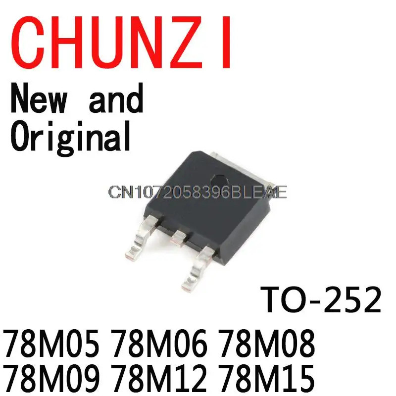 1-5PCS 78M05 78M06 78M08 78M09 78M12 78M15 TO-252 Field Effect ทรานซิสเตอร์