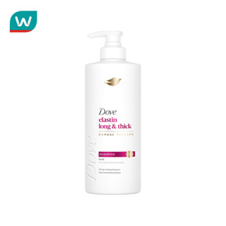Dove โดฟ แชมพู อีลาสติน ลอง แอนด์ ติ๊ก 380 มล.
