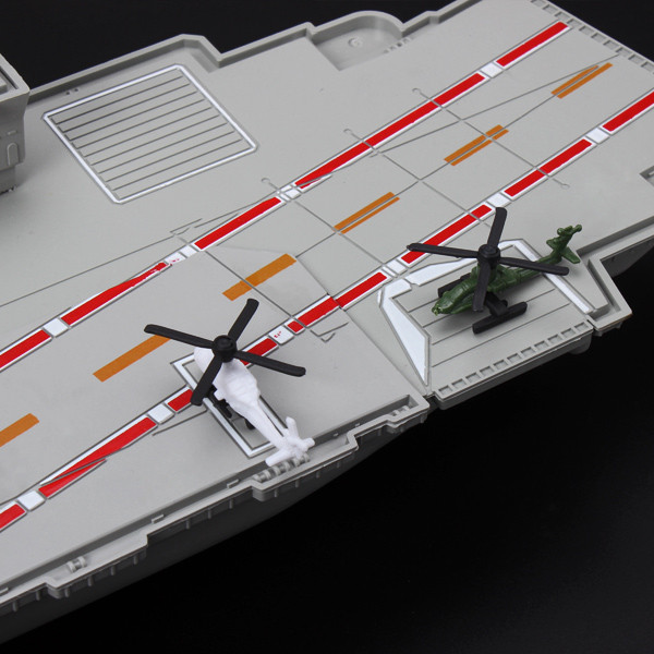 CVN65 Enterprise Aircraft Carrier ของเล่นพร้อม Carrier เครื่องบินพลาสติก Carrier ทหารตกแต่งของขวัญ