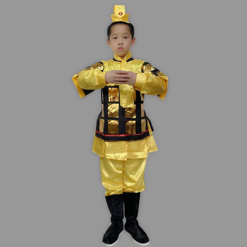 Romance of the Three Kingdoms เด็กประสิทธิภาพเครื่องแต่งกายเกราะทั่วไป Trobe Yue Feihua Mulan Lusu M