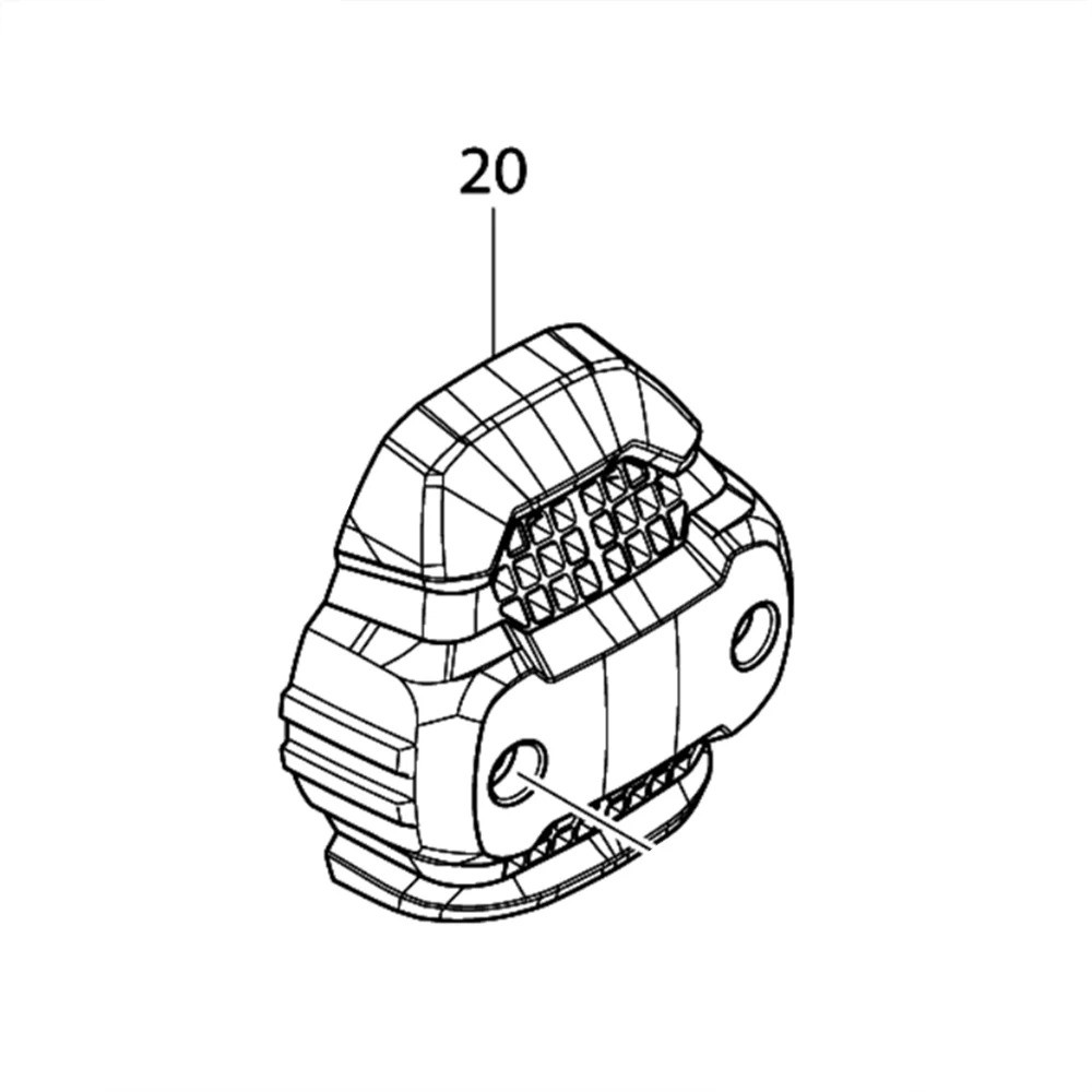 ฝาครอบด้านหลังสําหรับ MAKITA BDF448 BDF458 DDF458 DHP448 DHP458