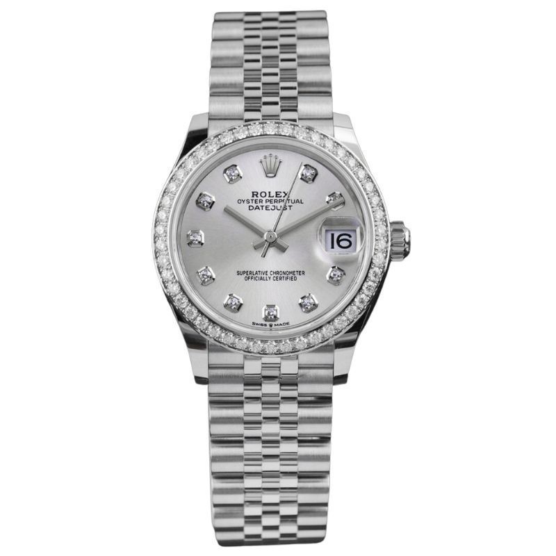ล็อกผู้หญิง Rolex278384 นาฬิกาเส้นผ่านศูนย์กลาง 31MM เครื่องจักรอัตโนมัติ Rolex