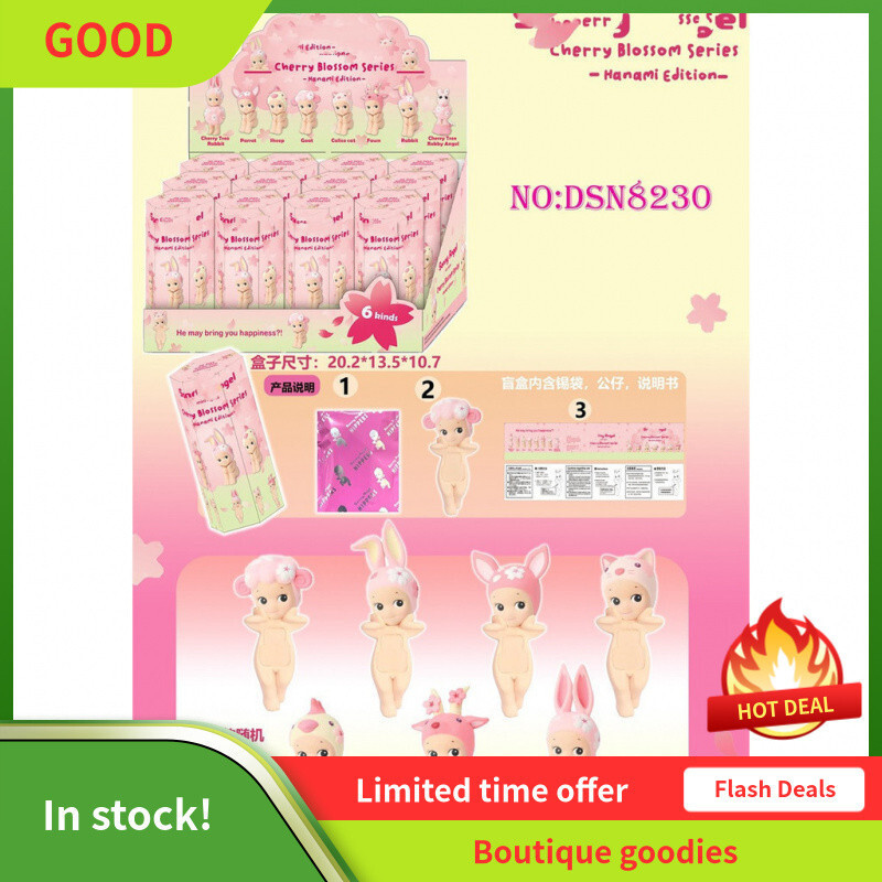 Papa Angel Figurine Cheek Support Sunny Angel Doll Blind Box Series ตุ๊กตาตกแต่งรถ