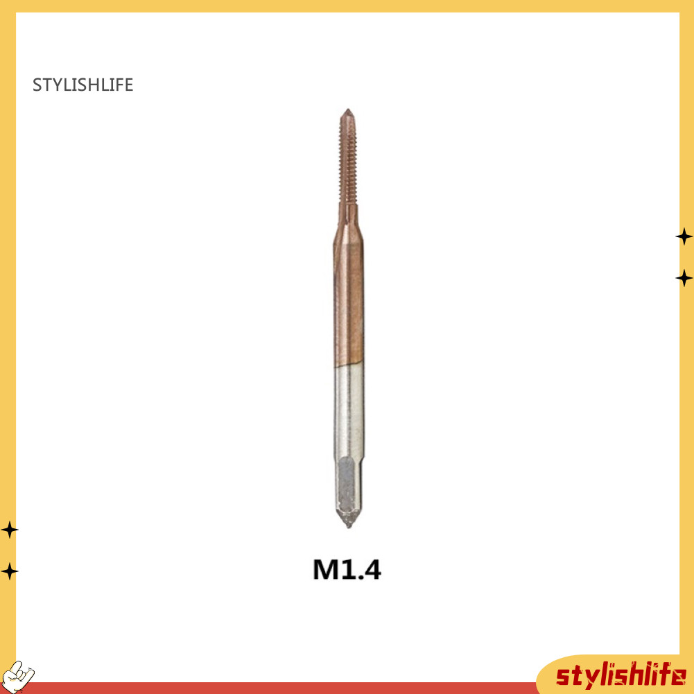 [stylishlife] M1 M12 M14 M16 M17 M18 Mini Machine เกลียวเมตริก HSS สกรูแตะสว่าน