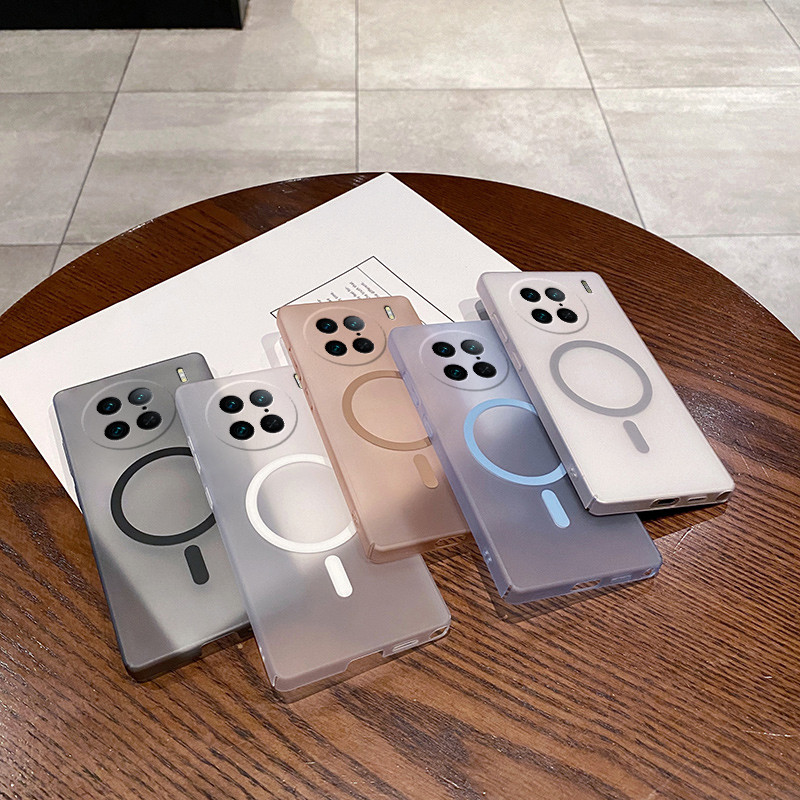 สําหรับ VIVO X90 Pro, เคสโทรศัพท์หมอกน้ําแข็งพีซีฝ้าบางพิเศษ, ฝาครอบป้องกันการชาร์จไร้สายป้องกันการตกใหม่