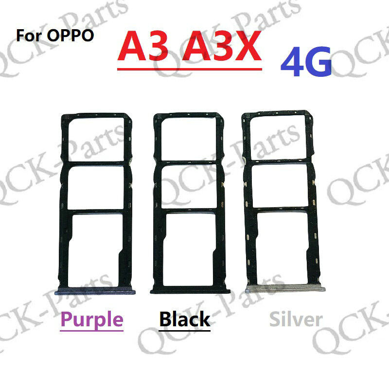 สําหรับ OPPO A3 A3X 4G 5G ซิมการ์ดถาดใส่ซิมการ์ดเปลี่ยนชิ้นส่วน
