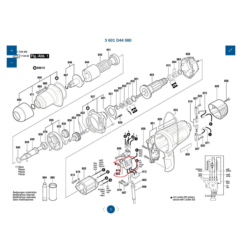 BOSCH (BOSCH) เครื่องประแจผลกระทบไฟฟ้า GDS18E สวิตช์การหมุนย้อนกลับการควบคุมความเร็วแบบไม่มีขั้นตอน 