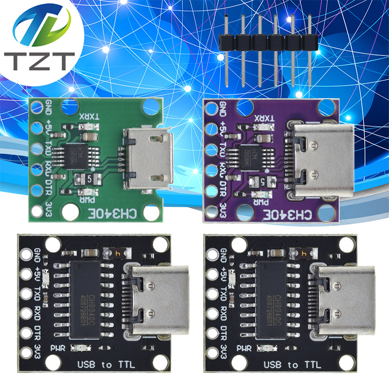 CH340N SOP8 USB ถึง TTL โมดูล Pro Mini Downloader แทนที่ CH340G CH340E CH340C CH9340 สําหรับ Arduino