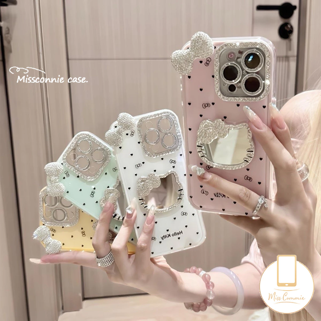 สําหรับOppo A3X A5i A5 A3 Pro A5X A38 A57 A7 A60 A18 A54 A3s A12 A17 A16s A15 A31 A76 A9 A79 A16 A67 A58 A74 3DกรณีBowknot Bracketแนวโน้มReno3Fน่ารัก เคส