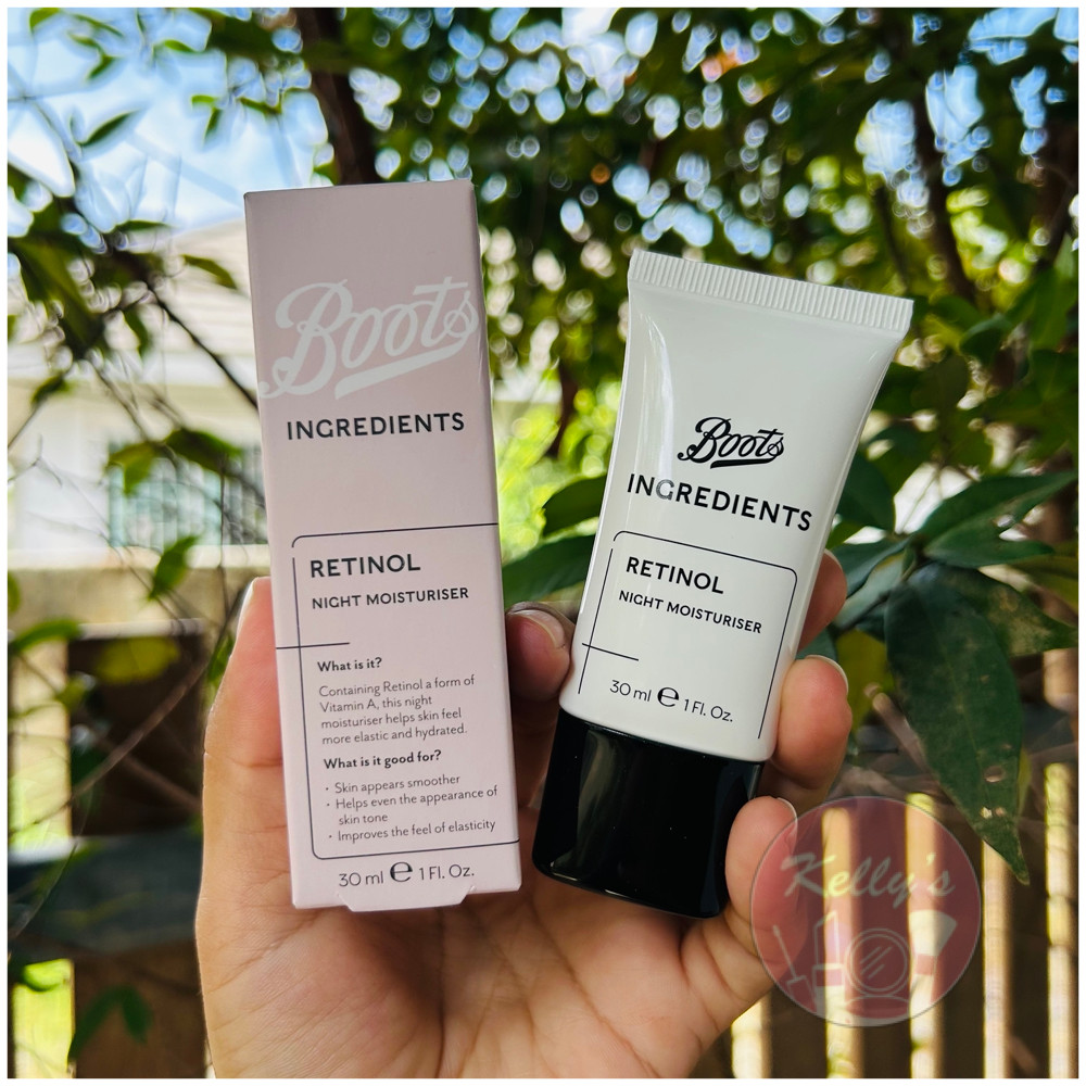 <<Kelly's Shop>> Boots Ingredients Retinol Night Moisturiser 30 ml.