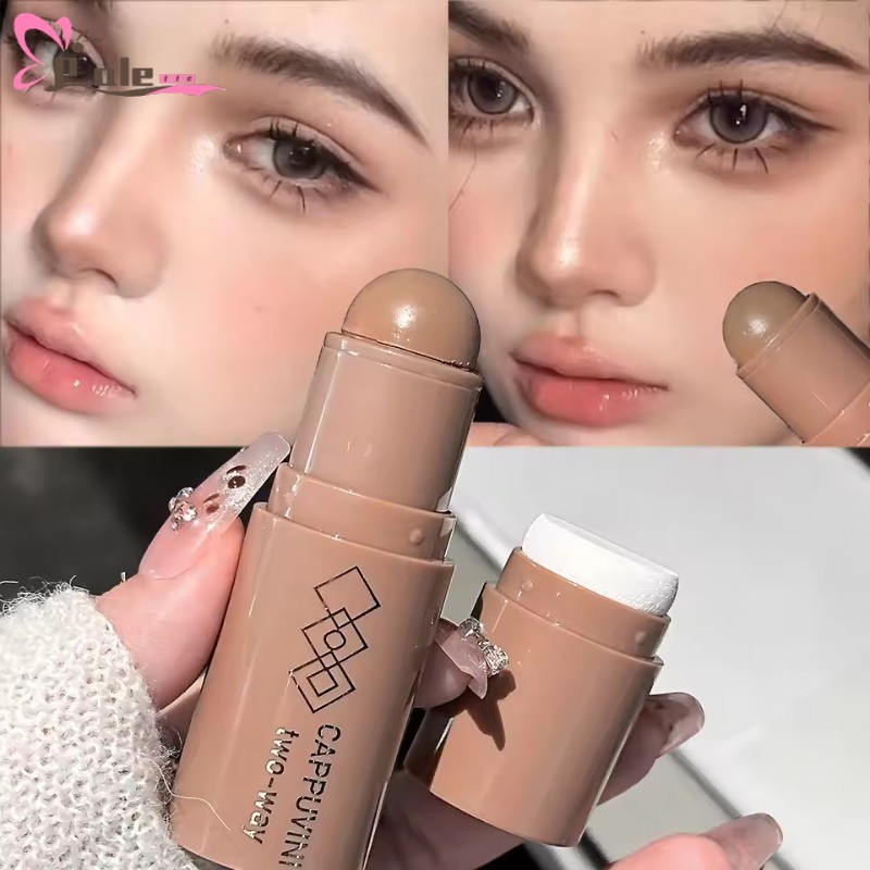 [BZ]แท่งครีมคอนทัวร์ 2 ชิ้น พร้อมสูตรให้ความชุ่มชื่น | ไมโครคริสตัลไลน์ Wax & Diisostearyl Malate | 