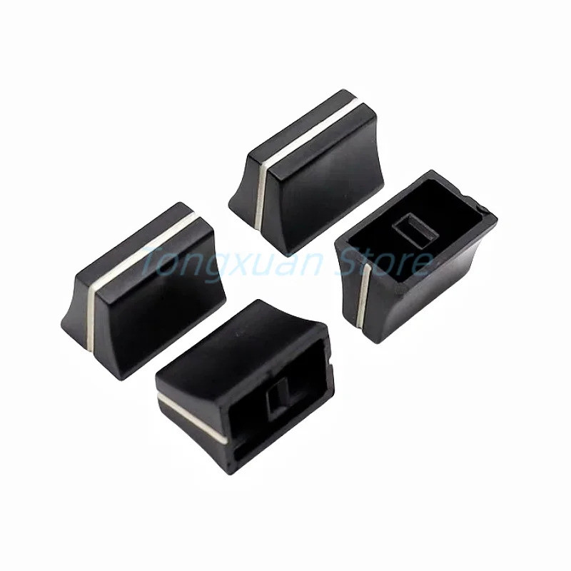 5 ชิ้น 19x12x13.5 มิลลิเมตร Pioneer Mixer Fader หมวกผสมปริมาณ Fader ลูกบิดตรงสไลด์ Potentiometer Push Key หมวกภายในหลุม 4 มิลลิเมตร