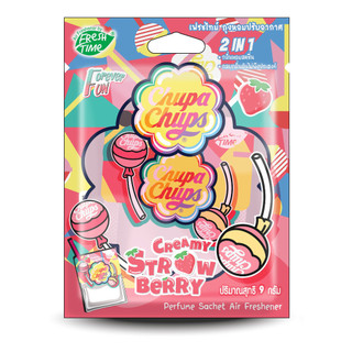 Chupa Chups น้ำหอมปรับอากาศ ขนาด 9 กรัม ถุงหอมปรับอากาศ น้ำหอมในรถ หอมมาก กลิ่นผลไม้