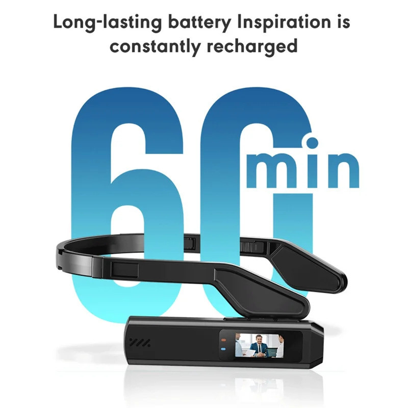 A14M S111 2.7K Wi-Fi HD Body Camera Head Wearing Vlog Recording Digital Camcorder