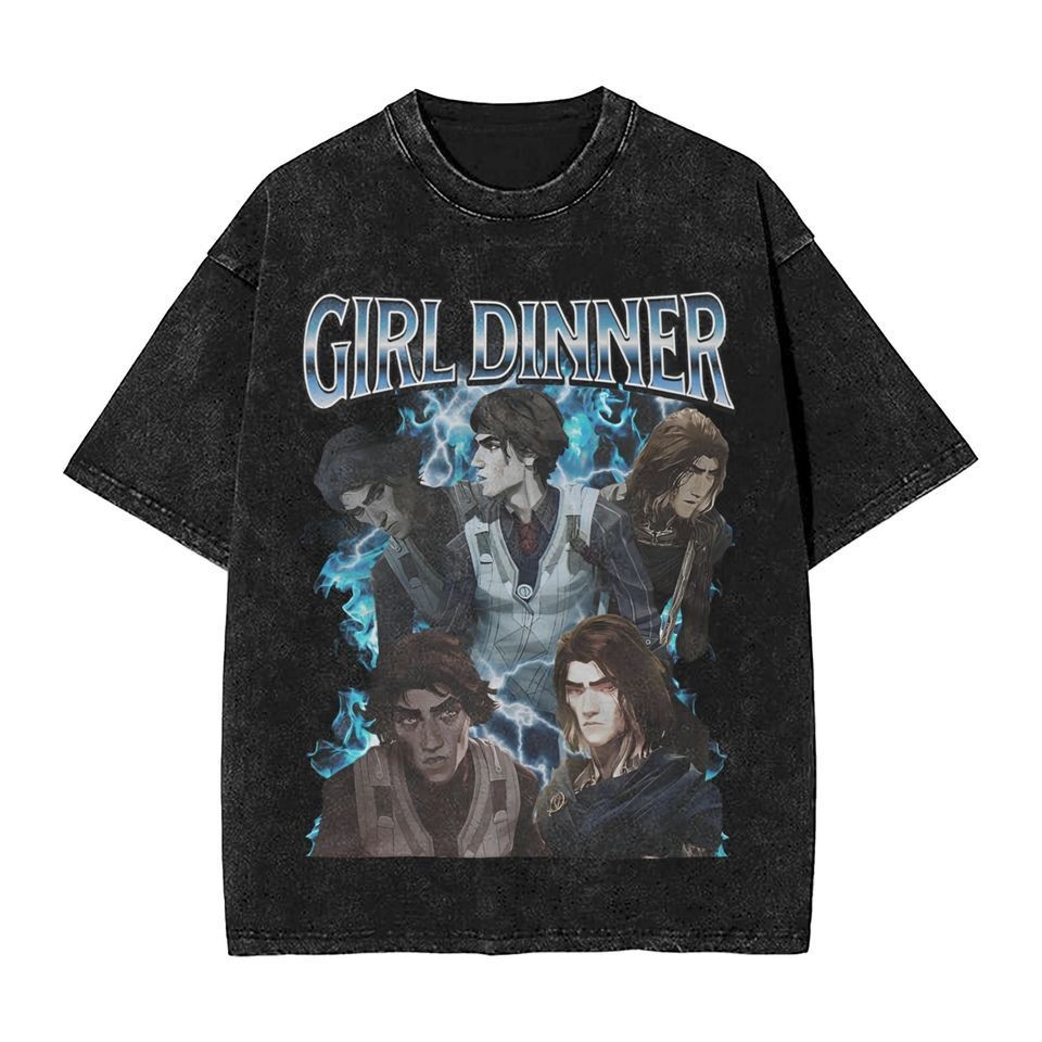 เสื้อยืดแฟชั่นArcane anime Viktor สไตล์Streetwear สำหรับทุกเพศ