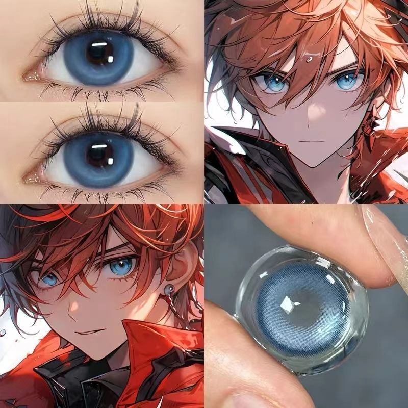 อะนิเมะนิทรรศการ cos Dadalia เครื่องสําอางติดต่อครึ่งปีโยน Blue cos ครึ่งเลือดโยนผู้ชายผู้หญิงขนาดให