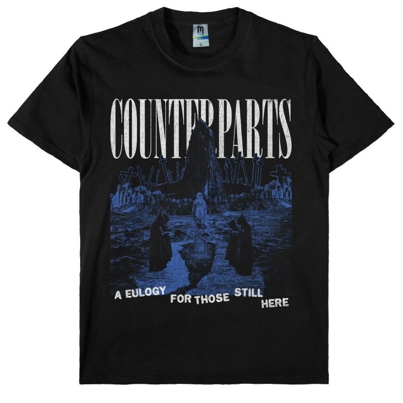 เสื้อยืดวง Hardcore counterparts eulogy