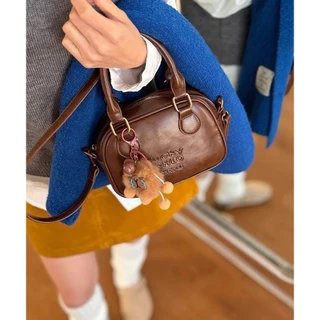(A204) กระเป๋าถือ สะพาย Crossbody สไตล์เกหลี หนังมันเงา