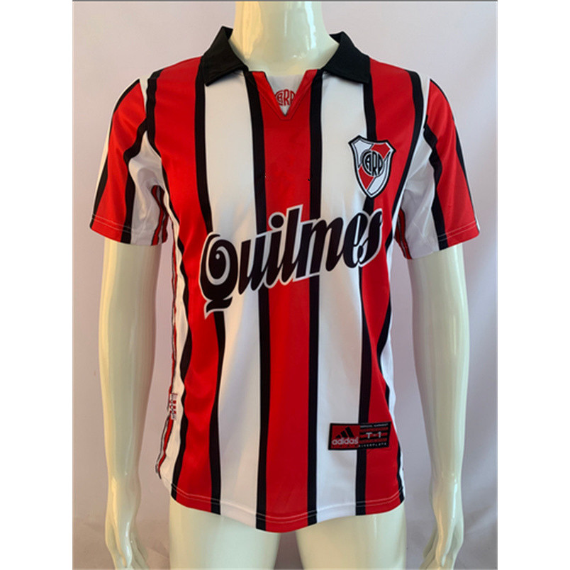 เวอร์ชั่นย้อนยุค 1999 2000 River Plate Jersey เสื้อกีฬาชายที่สาม S-XXL