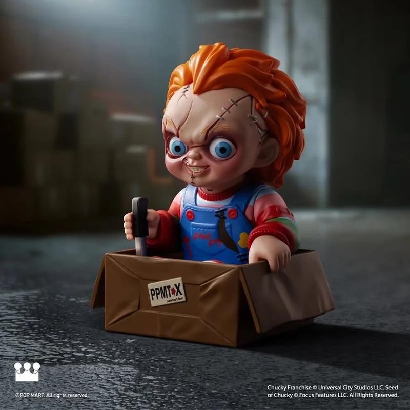 P POPMART POPMART Halloween Chucky Chucky Resurrection Series Chucky Mystery Box ของขวัญรูปอินเทรนด์